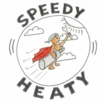 Speedy Water Heaters mascot